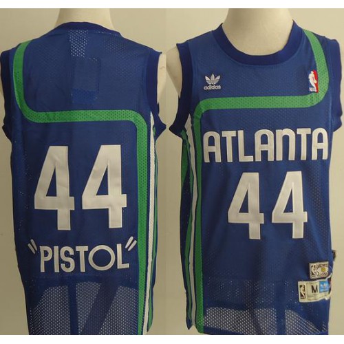 Atlanta Hawks 44 Pete Maravich Blue Throwback M&N NBA Jerseys Cheap Atlanta Hawks 44 Pete Maravich Blue Throwback M&N NBA Jerseys Cheap