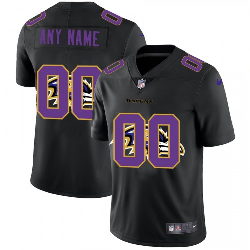 Baltimore Ravens Custom Mens Nike Team Logo Dual Overlap Limited NFL Jersey Black Baltimore Ravens Custom Mens Nike Team Logo Dual Overlap Limited NFL Jersey Black