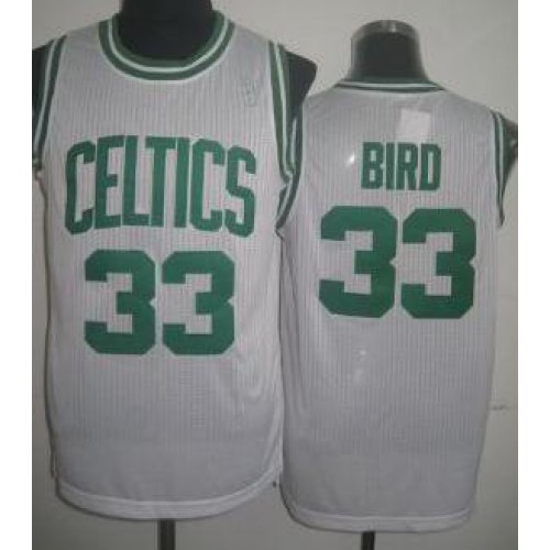 Boston Celtics 33 Larry Bird White Revolution 30 NBA Jerseys Cheap Boston Celtics 33 Larry Bird White Revolution 30 NBA Jerseys Cheap