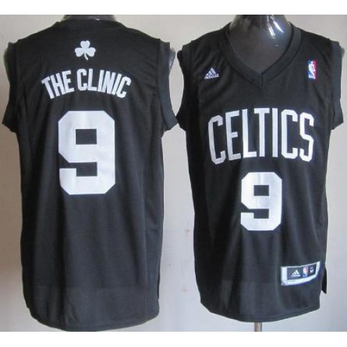 Boston Celtics 9 Rajon Rondo Black The Clinic Fashion Swingman NBA Jerseys Cheap Boston Celtics 9 Rajon Rondo Black The Clinic Fashion Swingman NBA Jerseys Cheap