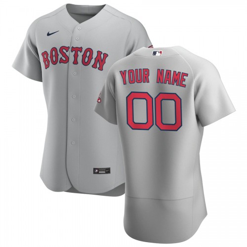 Boston Red Sox Custom Mens Nike Gray Road 2020 Authentic Team MLB Jersey Boston Red Sox Custom Mens Nike Gray Road 2020 Authentic Team MLB Jersey