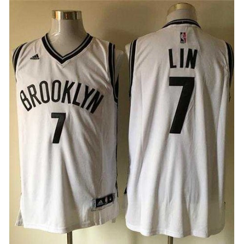 Brooklyn Nets #7 Jeremy Lin White Home Stitched NBA Jersey Brooklyn Nets #7 Jeremy Lin White Home Stitched NBA Jersey