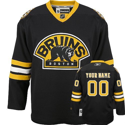 Bruins Third Personalized Authentic Black NHL Jersey (S-3XL) Bruins Third Personalized Authentic Black NHL Jersey (S-3XL)