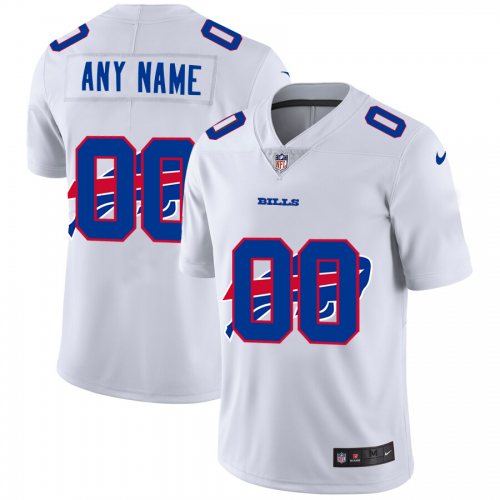 Buffalo Bills Custom White Mens Nike Team Logo Dual Overlap Limited NFL Jersey Buffalo Bills Custom White Mens Nike Team Logo Dual Overlap Limited NFL Jersey