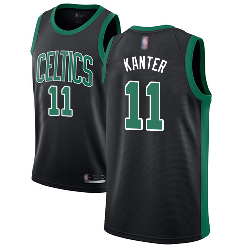 Celtics #11 Enes Kanter Black Basketball Swingman Statement Edition Jersey Celtics #11 Enes Kanter Black Basketball Swingman Statement Edition Jersey