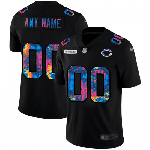 Chicago Bears Custom Mens Nike Multi-Color Black 2020 NFL Crucial Catch Vapor Untouchable Limited Jersey Chicago Bears Custom Mens Nike Multi-Color Black 2020 NFL Crucial Catch Vapor Untouchable Limited Jersey