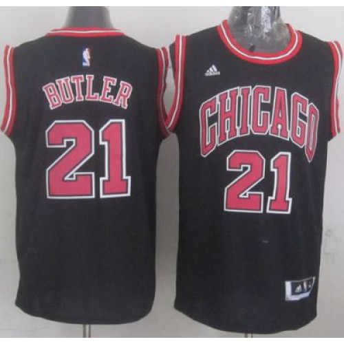 Chicago Bulls #21 Jimmy Butler Black Stitched Revolution 30 NBA Jersey New Style Chicago Bulls #21 Jimmy Butler Black Stitched Revolution 30 NBA Jersey New Style