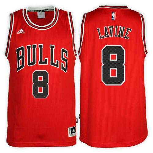 Chicago Bulls #8 Zach LaVine Road Red New Swingman Stitched NBA Jersey Chicago Bulls #8 Zach LaVine Road Red New Swingman Stitched NBA Jersey
