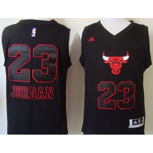 Chicago Bulls #23 Michael Jordan Black Fashion Stitched NBA Jersey Chicago Bulls #23 Michael Jordan Black Fashion Stitched NBA Jersey