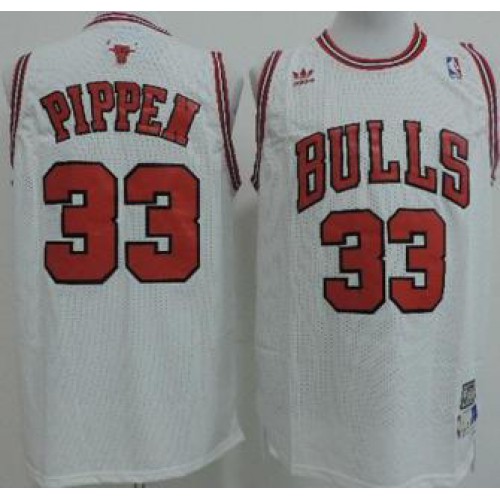 Chicago Bulls 33 Scottie Pippen White NBA Jerseys Chicago Bulls 33 Scottie Pippen White NBA Jerseys