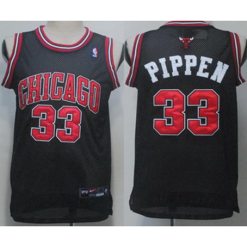 Chicago Bulls 33 Pippen Black NBA Jerseys Cheap Chicago Bulls 33 Pippen Black NBA Jerseys Cheap