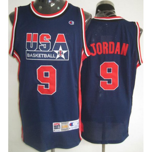 Chicago Bulls 9 Jordan Blue USA Jersey Cheap Chicago Bulls 9 Jordan Blue USA Jersey Cheap