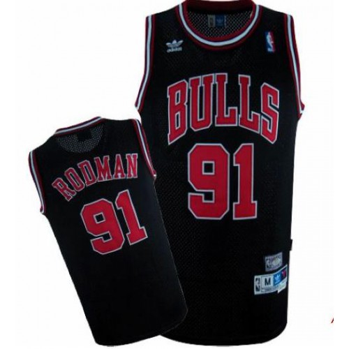 Chicago Bulls 91 Rodman Black NBA Jerseys Cheap Chicago Bulls 91 Rodman Black NBA Jerseys Cheap