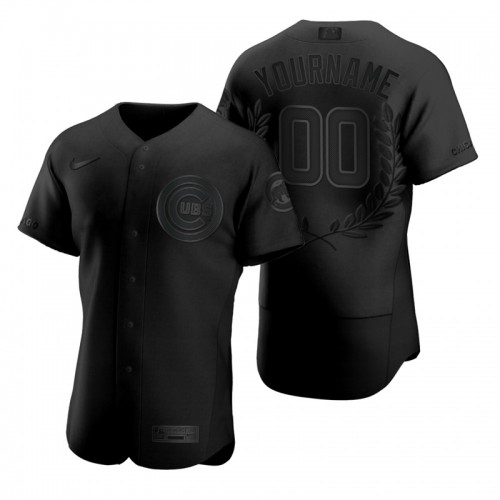 Chicago Cubs Custom Mens Nike Black MLB MVP Limited Player Edition Jersey Chicago Cubs Custom Mens Nike Black MLB MVP Limited Player Edition Jersey