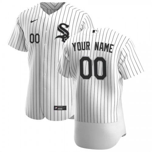 Chicago White Sox Custom Mens Nike White Home 2020 Authentic Player MLB Jersey Chicago White Sox Custom Mens Nike White Home 2020 Authentic Player MLB Jersey