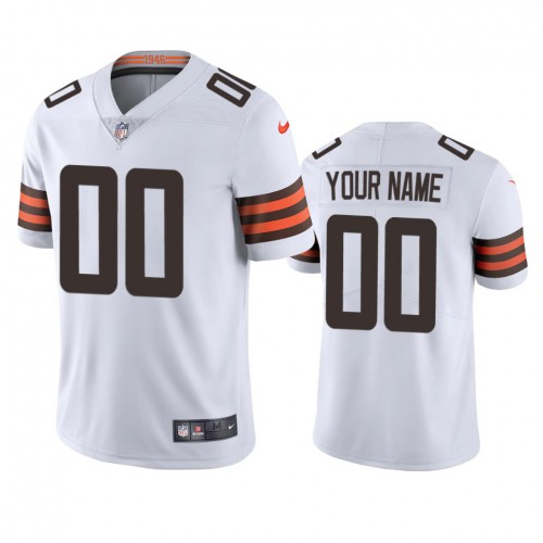 Cleveland Browns Custom Mens Nike White 2020 Vapor Limited Jersey Cleveland Browns Custom Mens Nike White 2020 Vapor Limited Jersey