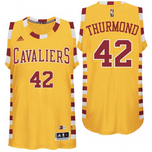 Cleveland Cavaliers #42 Nate Thurmond Hardwood Classic Throwback Gold Swingman Jersey Cleveland Cavaliers #42 Nate Thurmond Hardwood Classic Throwback Gold Swingman Jersey