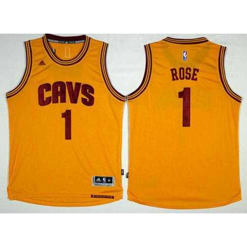 Cleveland Cavaliers #1 Derrick Rose Gold Alternate Stitched NBA Jersey Cleveland Cavaliers #1 Derrick Rose Gold Alternate Stitched NBA Jersey