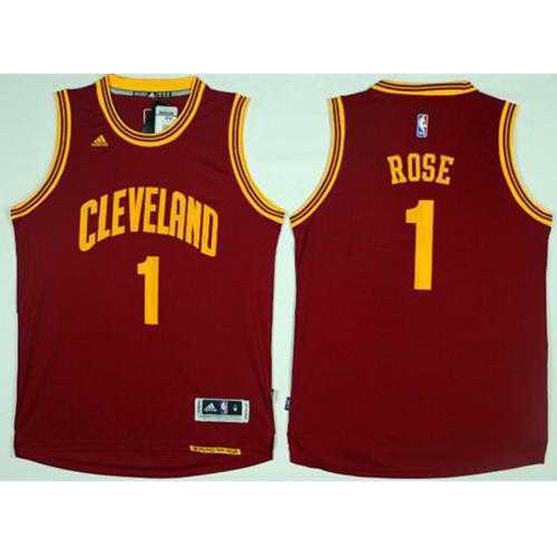Cleveland Cavaliers #1 Derrick Rose Red Road Stitched NBA Jersey Cleveland Cavaliers #1 Derrick Rose Red Road Stitched NBA Jersey