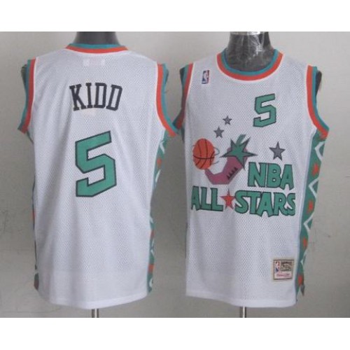 Dallas Mavericks 5 Jason Kidd 1996 All Star White Throwback NBA Jersey Cheap Dallas Mavericks 5 Jason Kidd 1996 All Star White Throwback NBA Jersey Cheap