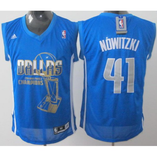 Dallas Mavericks 41 Dirk Nowitzki Light Blue 2011 Finals Champions Jersey Cheap Dallas Mavericks 41 Dirk Nowitzki Light Blue 2011 Finals Champions Jersey Cheap
