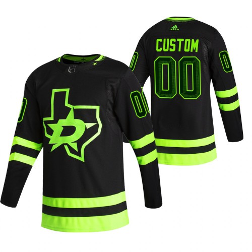Dallas Stars Custom Black Mens Adidas 2020-21 Alternate Authentic Player NHL Jersey Dallas Stars Custom Black Mens Adidas 2020-21 Alternate Authentic Player NHL Jersey