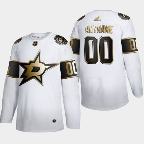 Dallas Stars Custom Mens Adidas White Golden Edition Limited Stitched NHL Jersey Dallas Stars Custom Mens Adidas White Golden Edition Limited Stitched NHL Jersey