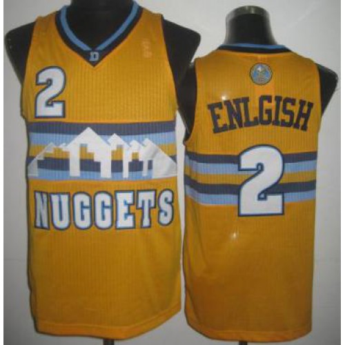 Denver Nuggets 2 Alex English Yellow Revolution 30 NBA Jersey Cheap Denver Nuggets 2 Alex English Yellow Revolution 30 NBA Jersey Cheap