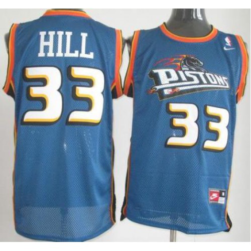 Detroit Pistons 33# Grant Hill Soul Swingman Stitched Blue NBA Jerseys Cheap Detroit Pistons 33# Grant Hill Soul Swingman Stitched Blue NBA Jerseys Cheap