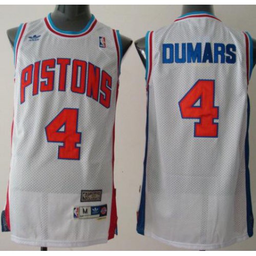 Detroit Pistons 4 Joe Dumars White Throwback NBA Jerseys Cheap Detroit Pistons 4 Joe Dumars White Throwback NBA Jerseys Cheap