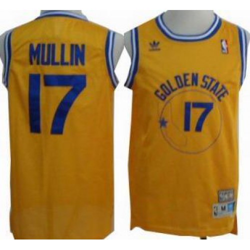 Golden State Warriors #17 Chris Mullin Yellow Throwback NBA Jerseys Cheap Golden State Warriors #17 Chris Mullin Yellow Throwback NBA Jerseys Cheap