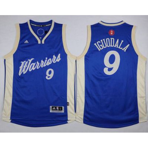 Golden State Warriors #9 Andre Iguodala Blue 2015-2016 Christmas Day Stitched NBA Jersey Golden State Warriors #9 Andre Iguodala Blue 2015-2016 Christmas Day Stitched NBA Jersey