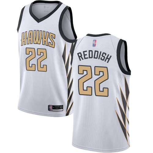 Hawks #22 Cam Reddish White Basketball Swingman City Edition 2018/19 Jersey Hawks #22 Cam Reddish White Basketball Swingman City Edition 2018/19 Jersey
