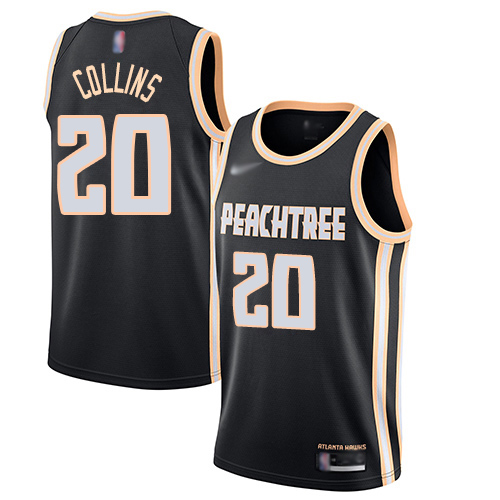 Hawks #20 John Collins Black Basketball Swingman City Edition 2019/20 Jersey Hawks #20 John Collins Black Basketball Swingman City Edition 2019/20 Jersey