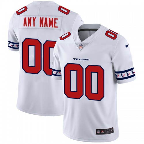 Houston Texans Custom Nike White Team Logo Vapor Limited NFL Jersey Houston Texans Custom Nike White Team Logo Vapor Limited NFL Jersey