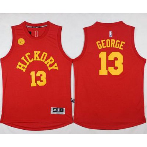 Indiana Pacers #13 Paul George Red Hickory Stitched NBA Jersey Indiana Pacers #13 Paul George Red Hickory Stitched NBA Jersey