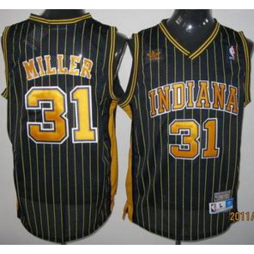 Indlana Pacers 31 Miller Black NBA Jersey Cheap Indlana Pacers 31 Miller Black NBA Jersey Cheap