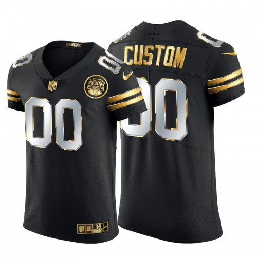 Kansas City Chiefs Custom Mens Nike Black Edition Vapor Untouchable Elite NFL Jersey Kansas City Chiefs Custom Mens Nike Black Edition Vapor Untouchable Elite NFL Jersey