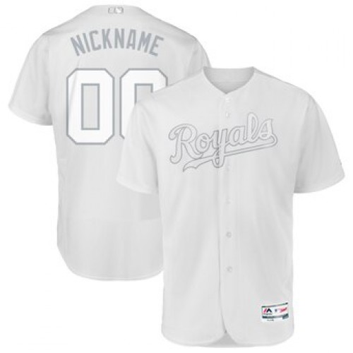 Kansas City Royals Majestic 2019 Players Weekend Flex Base Authentic Roster Custom Jersey White Kansas City Royals Majestic 2019 Players Weekend Flex Base Authentic Roster Custom Jersey White
