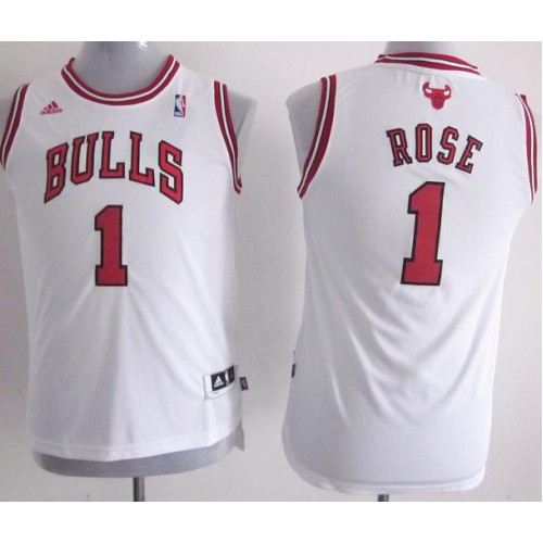 Kids Chicago Bulls 1 Derrick Rose White Revolution 30 Swingman NBA Jerseys Cheap Kids Chicago Bulls 1 Derrick Rose White Revolution 30 Swingman NBA Jerseys Cheap