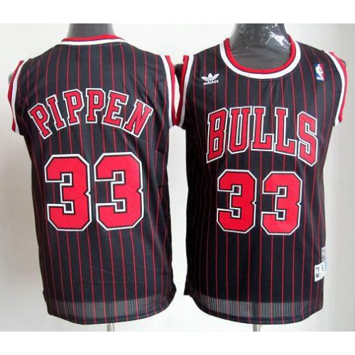 Kids Chicago Bulls 33 Scottie Pippen Black Red Strip NBA Jerseys Cheap Kids Chicago Bulls 33 Scottie Pippen Black Red Strip NBA Jerseys Cheap
