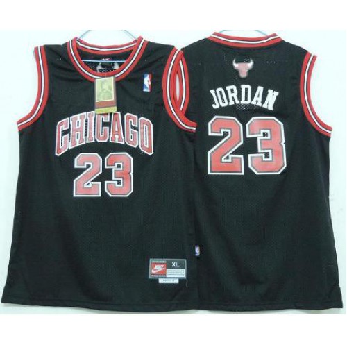 Kids Chicago Bulls 23 Michael Jordan Black NBA Jerseys Cheap Kids Chicago Bulls 23 Michael Jordan Black NBA Jerseys Cheap