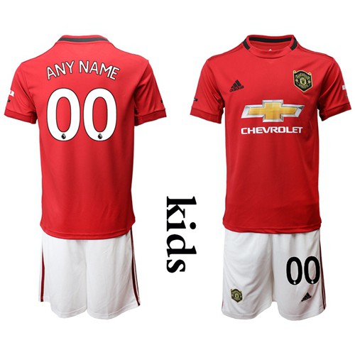 Manchester United Personalized Home Kid Soccer Club Jersey Manchester United Personalized Home Kid Soccer Club Jersey