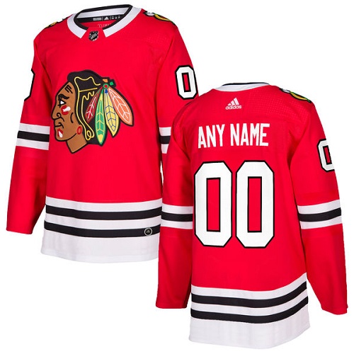 Mens Adidas Blackhawks Personalized Authentic Red Home NHL Jersey Mens Adidas Blackhawks Personalized Authentic Red Home NHL Jersey