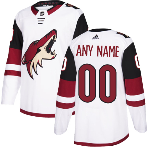 Mens Adidas Coyotes Personalized Authentic White Road NHL Jersey Mens Adidas Coyotes Personalized Authentic White Road NHL Jersey