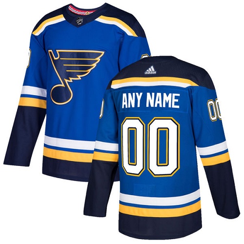 Mens Adidas Blues Personalized Authentic Royal Blue Home NHL Jersey Mens Adidas Blues Personalized Authentic Royal Blue Home NHL Jersey
