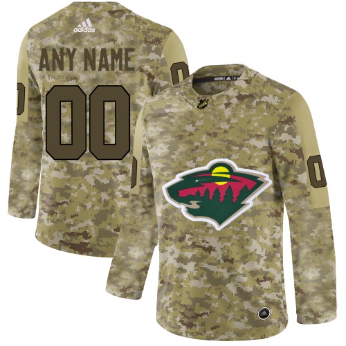 Mens Adidas Wild Personalized Camo Authentic NHL Jersey Mens Adidas Wild Personalized Camo Authentic NHL Jersey