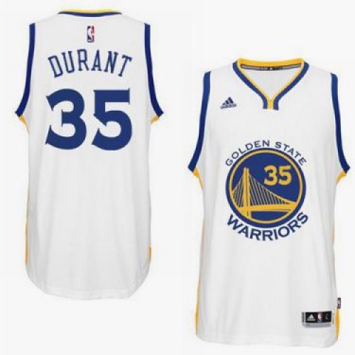 Mens Golden State Warriors #35 Kevin Durant Adidas White Swingman Home NBA Jersey Mens Golden State Warriors #35 Kevin Durant Adidas White Swingman Home NBA Jersey
