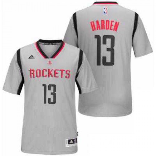 Mens Houston Rockets #13 James Harden adidas Silver New Swingman Alternate Jersey Mens Houston Rockets #13 James Harden adidas Silver New Swingman Alternate Jersey