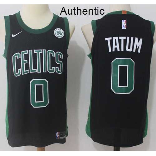 Mens Nike Boston Celtics #0 Jayson Tatum Black NBA Authentic Statement Edition Jersey Mens Nike Boston Celtics #0 Jayson Tatum Black NBA Authentic Statement Edition Jersey